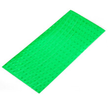 Green Reflective Stickers Bike Wheel Straps Waterproof Uv Coating