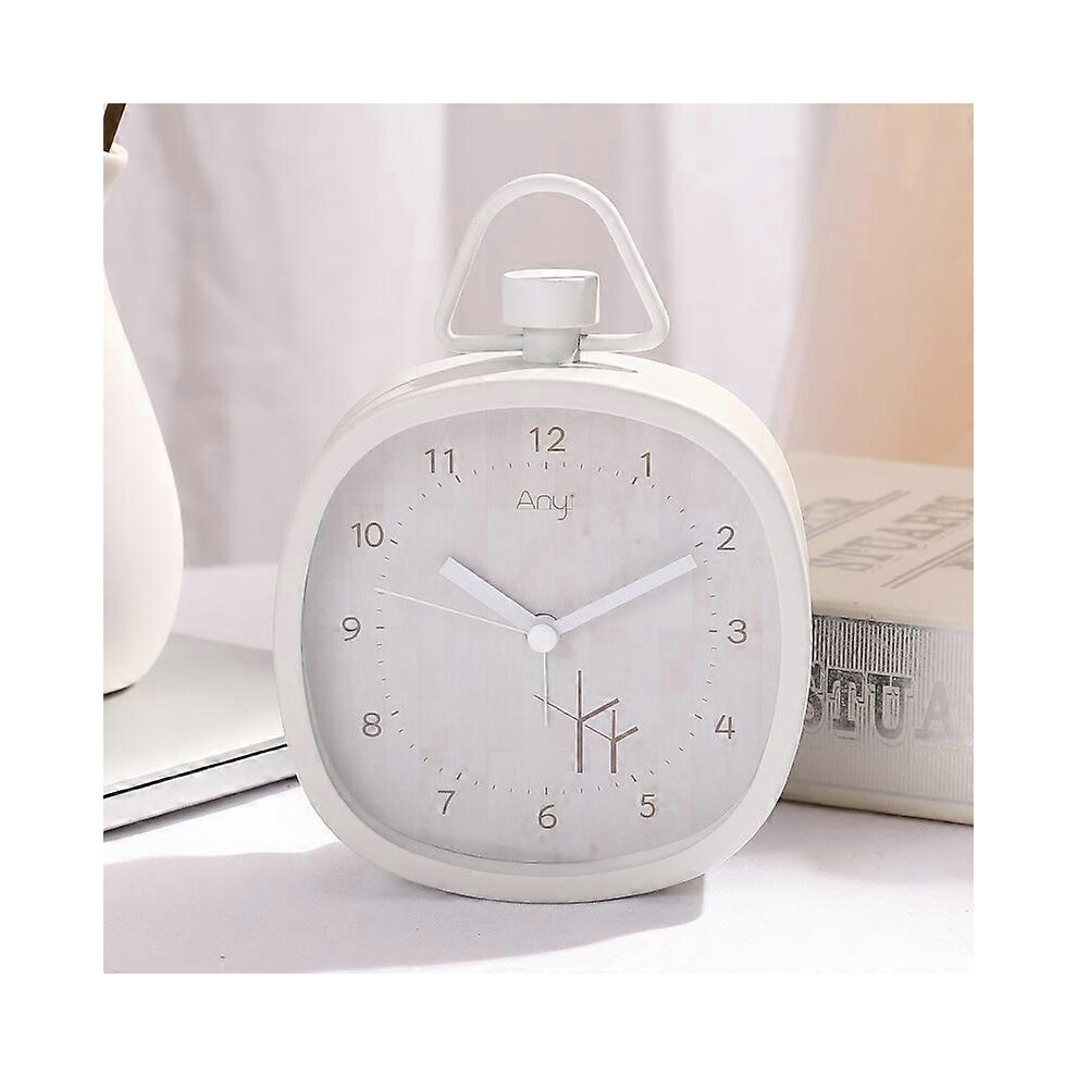 Kikidex (As Show, One Size) Creative Simple Small Alarm Clock For Children And Students With Silent Luminous Alarm Clock, Suitable For Bedroom Desk