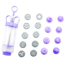 cookie set mit softgriff, 10 , 8 tüllen, plastik