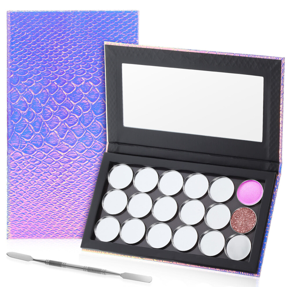 Inoomp Magnetic Makeup Palette Empty With Pans And