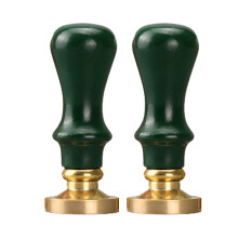 2pcs solid wood handle, handmade, simple, random color