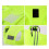 Vest Type Pet Harness Breathable Cat Chest Strap Fruit Green Size M 4