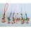 10pcs cubic mini glass bottles with cork lids clear 7