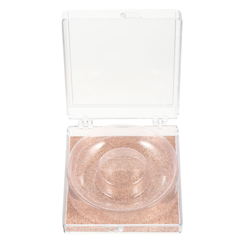 Artibetter 6Pcs Empty Glitter Square False Eyelash Storage Boxes