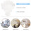 2 sets 3d felt clouds pendants ceiling hanging party decor 9