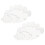2 sets 3d felt clouds pendants ceiling hanging party decor 6