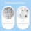 2 sets 3d felt clouds pendants ceiling hanging party decor 10
