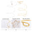 2pcs hollow wire spiral tree miniature cake ornaments 10