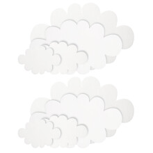 2 sets 3d felt clouds pendants ceiling hanging party decor