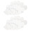 2 sets 3d felt clouds pendants ceiling hanging party decor 1