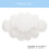 2 sets 3d felt clouds pendants ceiling hanging party decor 2