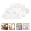 2 sets 3d felt clouds pendants ceiling hanging party decor 5