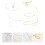 2pcs hollow wire spiral tree miniature cake ornaments 3