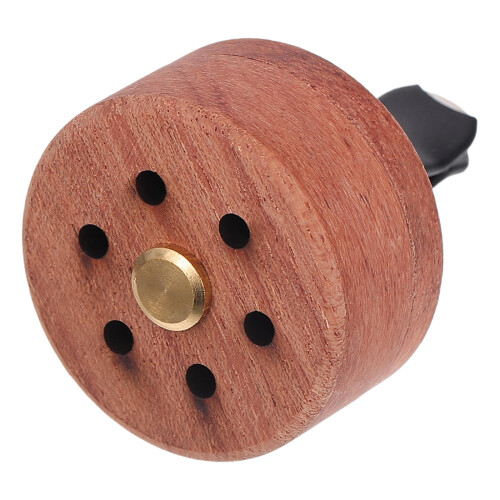 1Stk Duft-Diffuser Aus Holz Auto Zubehör Orange 2