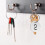 50pcs plastic round numbered key tags with rings for hotel 6