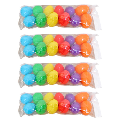 48Pcs Plastic Easter Eggs Assorted Colors DIY Craft Hanging Decoration 2