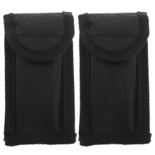 2pcs nylon waist pouch for cutter storage, camping outdoor use
