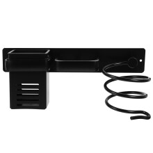 1Ruimtebesparende Haarföhn Houder Aluminium Wandmontage