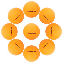 50pcs plastic table tennis balls round reusable for sports training