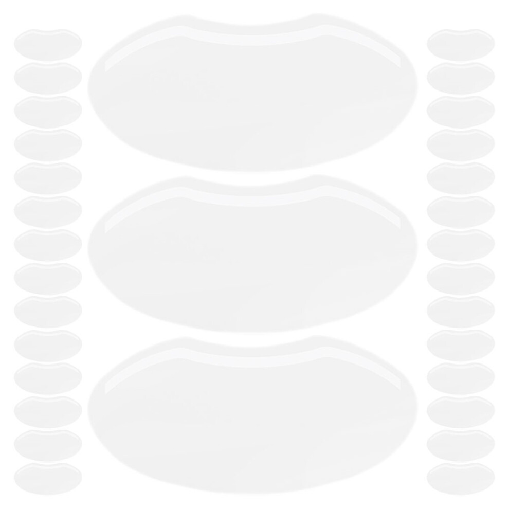 30Pcs Plastic Hair Cutting Eye Shields For Salon Use 3301584197399