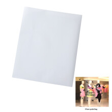 pu 25x30.5cm heat transfer vinyl for t-shirts, bags, fabrics white