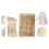 body cleaning tool set - body scrubber kit for bath - gift set 1