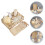 body cleaning tool set - body scrubber kit for bath - gift set 4