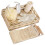 body cleaning tool set - body scrubber kit for bath - gift set 11