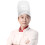 20pcs disposable chef hats for kitchen baking cooking lightweight 3