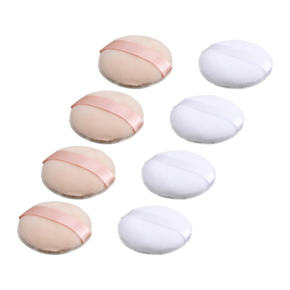 Ohphcall 8Pcs Supple Flocking Makeup Powder Makeup For Loose Powder