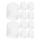 20pcs disposable chef hats for kitchen baking cooking lightweight 11
