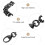 1Pc Durable Black Metal Bag Chain Replacement for Shoulder Bags 8