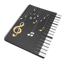 Raindrops Document Holder Piano Score Folder Notebook