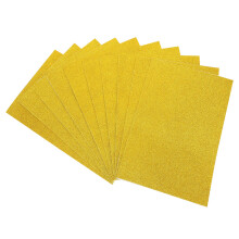 10 stuks glitter sponspapier goud pailletten kunstpapier voor kinderen