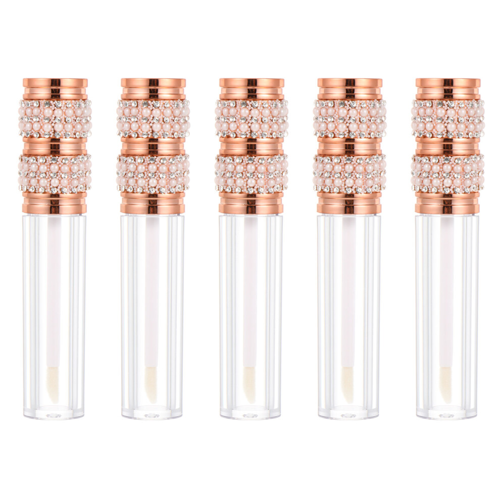 Ohphcall Light 5Pcs Refillable Lip Gloss Tubes, Balm Containers