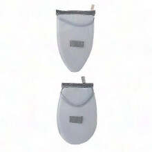2-pack små strykbrädor, multifunktionella strykdynor för hemmabruk och resor (grå)