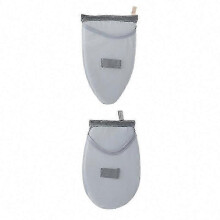 2 Stück Mini-Bügelbretter – Multifunktionale Bügelplatten für Kleidung, Haushaltsbedarf (Grau)