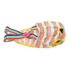 colorful striped washable dog diaper pants with straps size l
