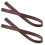 2pcs 60cm reddish brown pu strap replacement for women 6