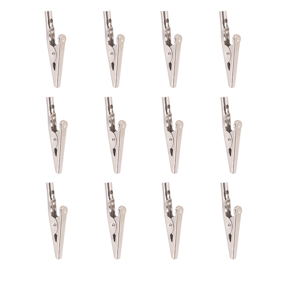 24Pcs 51Mm Metal Crocodile Clamps For Lab Electric Testing 3301717408750