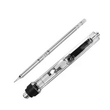 QUICKO 150-450 72W Handhållen Bärbar Temperaturjusterbar Mini Elektrisk Lödkolv Med OLED-Display Transparent