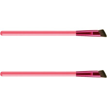 2 wenkbrauwborstels schuin voor concealer make-up vrouwen