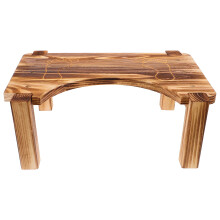 Toilet Squat Stool Hout Lichtbruin Voor Volwassenen
