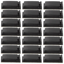 50Pièces Clips De Fixation Câbles Adhésifs Noir Pour Gestion De Fils