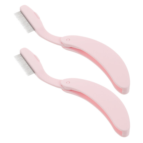 2pcs portable makeup brushes for eyebrows, beauty tools for girls