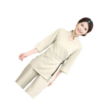 Beauty Salon Work Clothes Two-Pieces Set Cotton Apparel Miss