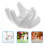 3pcs ceramic hand-shaped egg cup holder for soft boiled eggs, kitchen 8