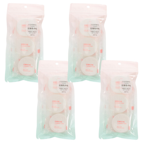 12pcs disposable towels multi-functional water absorbent wipes white