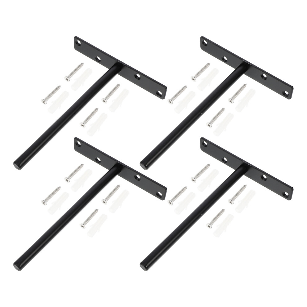 4 Sets Invisible Shelf Support Wall Bracket Brackets For Shelves 3301717481906