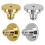 4pcs earring backs safety studs electroplate small earrings supplies 10